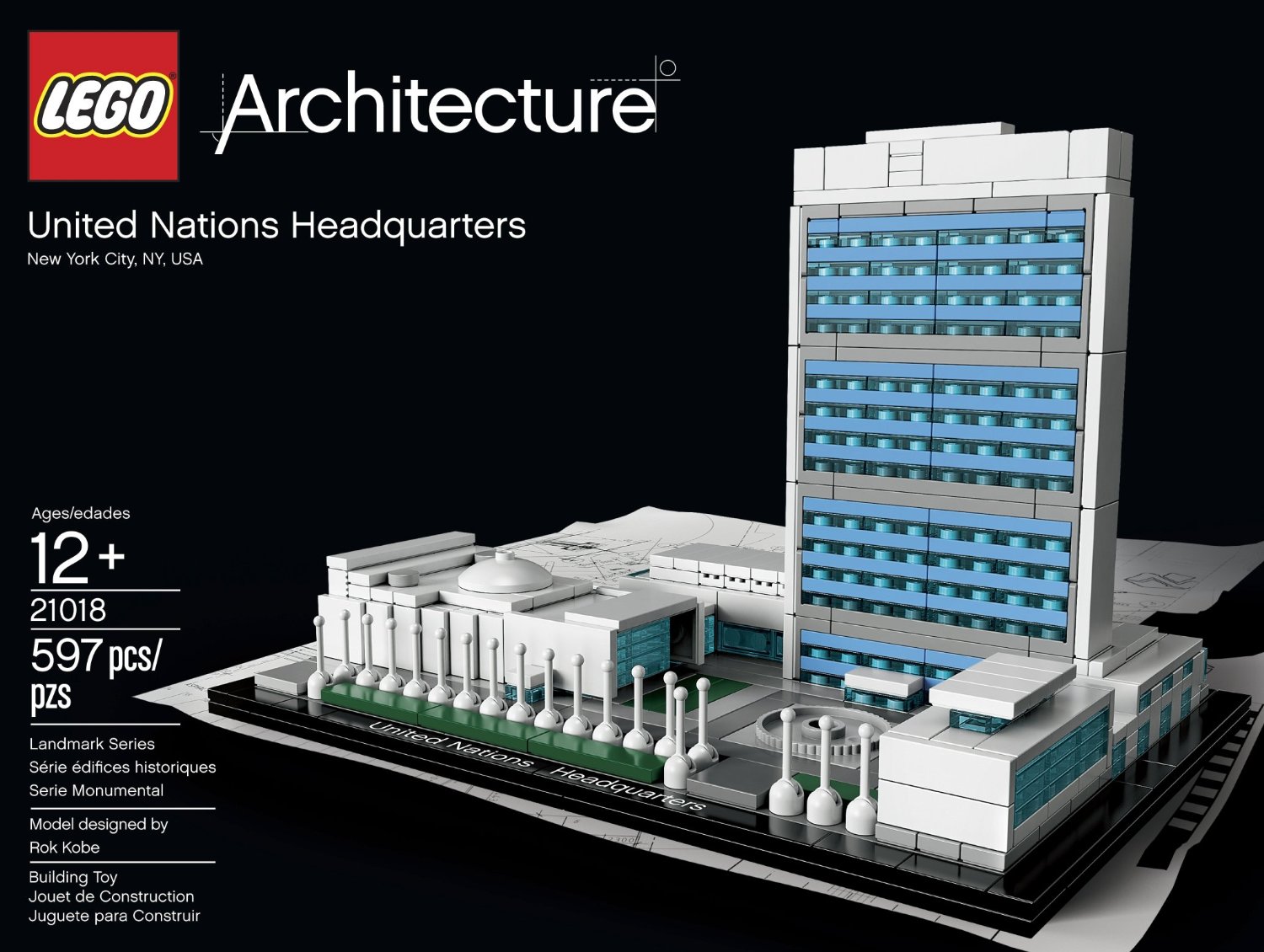 Lego Architecture UN Headquarters
