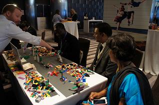 Global Leaders Playing with Lego Serious Play
