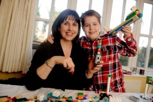 Jane Anderson uses Lego with businesses and community groups as well as to help her dyslexic son Edward