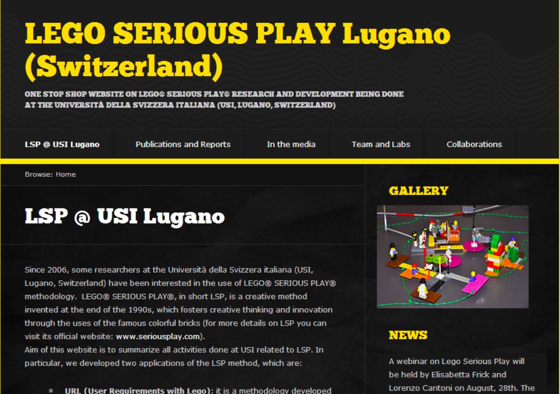 Lego Serious Play Webinar 28 August 2014