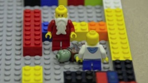 Lego bricks were brought to planning sessions for a new integrated health facility in Leader, Sask. (Submitted to CBC)