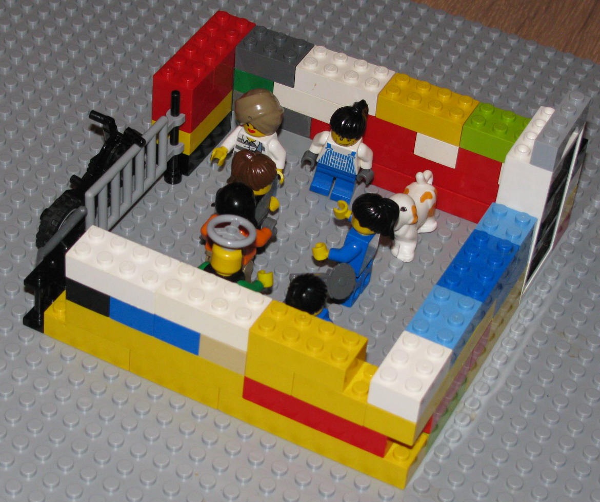 LEGO SERIOUS PLAY at Bible Study Groups. 1st Model - What is Friendship to You?