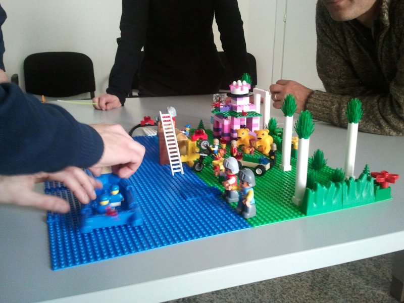 Photo from LEGO SERIOUS PLAY exercise