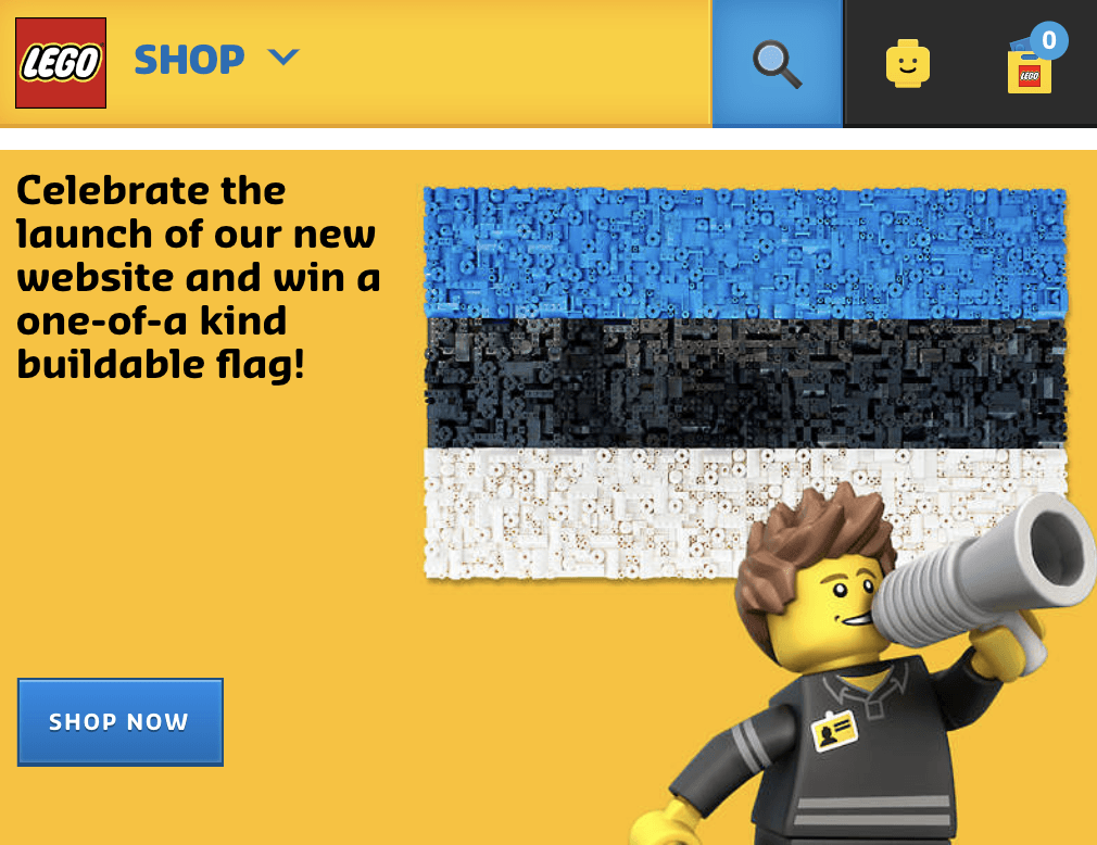 lego shop website